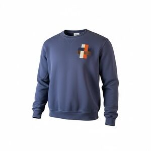 Men's Wood Wood Crew Neck 100% Cotton Blue Size Extra Large